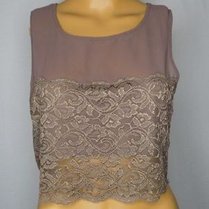 Lace crop top